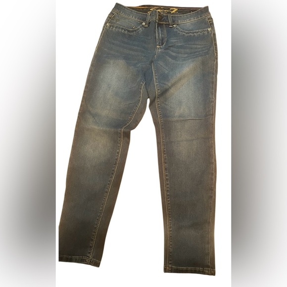 Seven7 high-rise jeans, size 10. - Picture 1 of 7